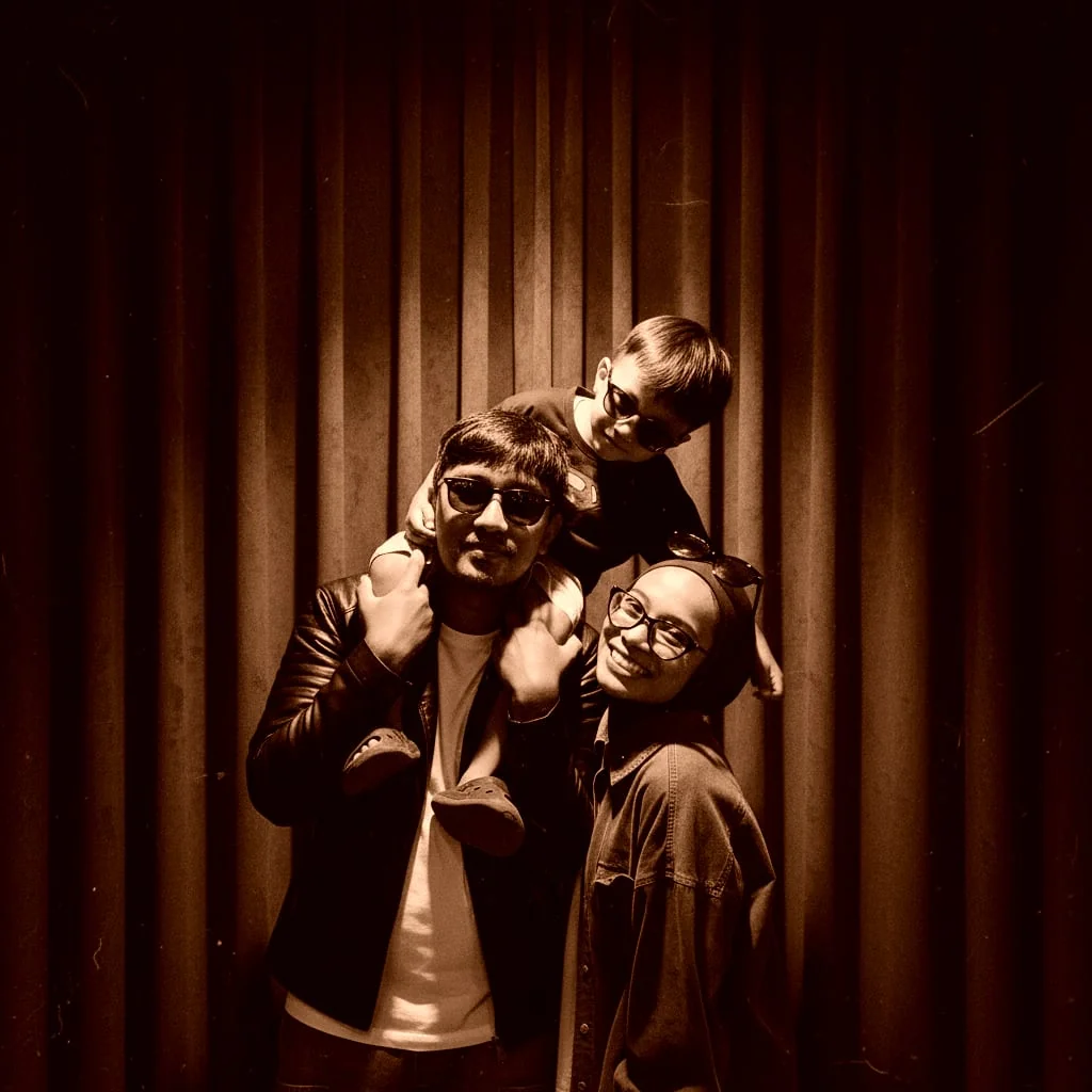 Contoh hasil AI photobooth dengan style cinematic dari Magicbooth.