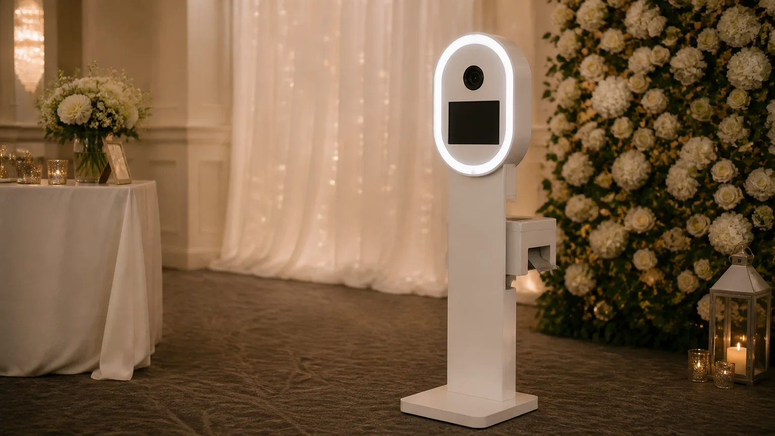 Contoh visual photobooth wedding untuk membaca kebutuhan indoor dan outdoor.