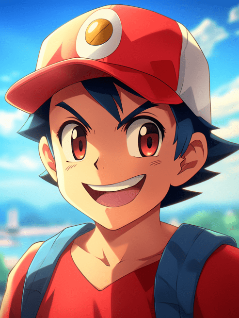 foto profil anime Ash Ketchum