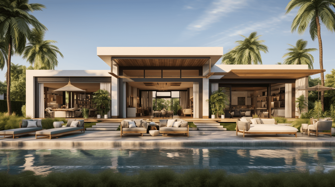 Desain Rumah Ber-Nuansa Villa