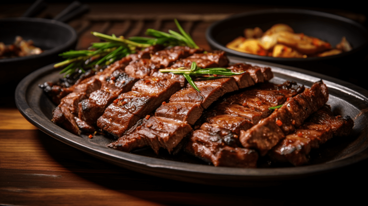Gambar Galbi, makanan Korea