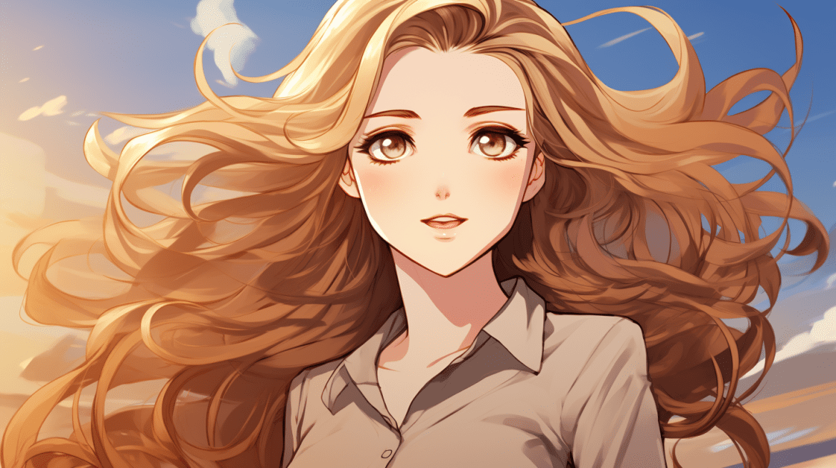 foto profil gaya anime wanita keren