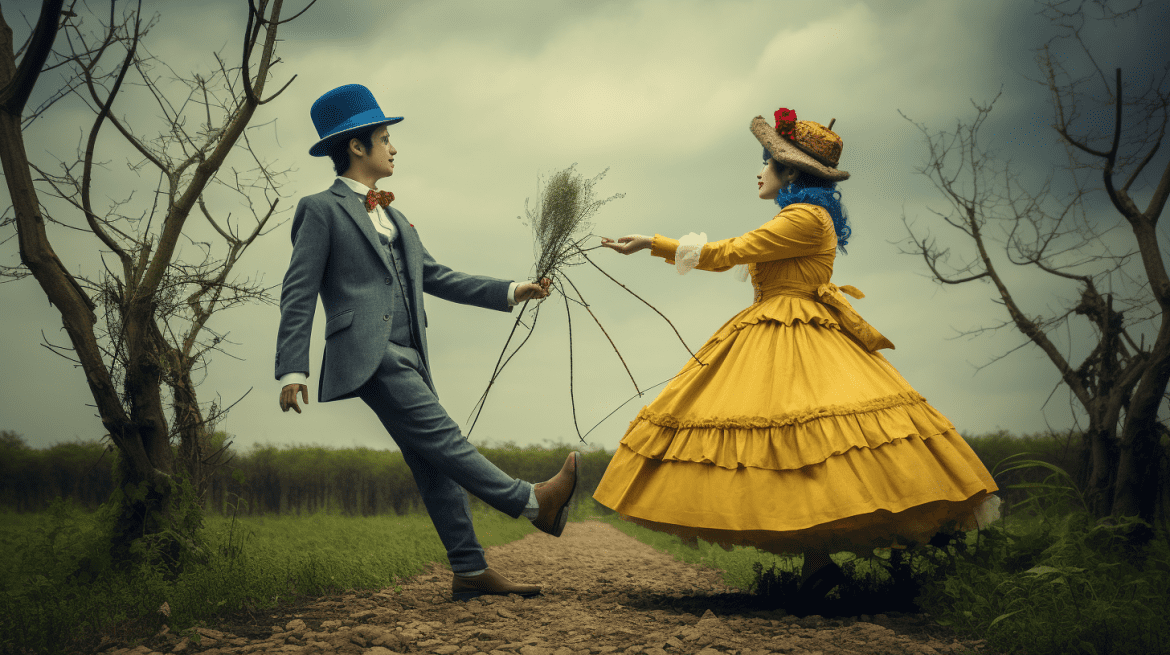 Foto prewedding dengan tema unik