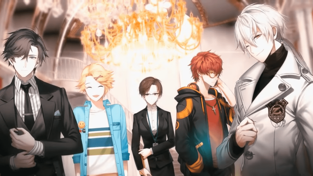 Screenshot game Mystic Messenger