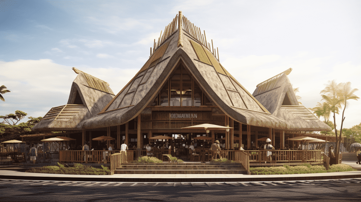 Ruko dengan Desain Ala Warung