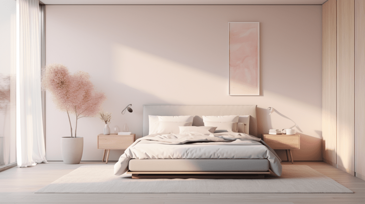 Desain Minimalis dengan Aksen Warna Pastel