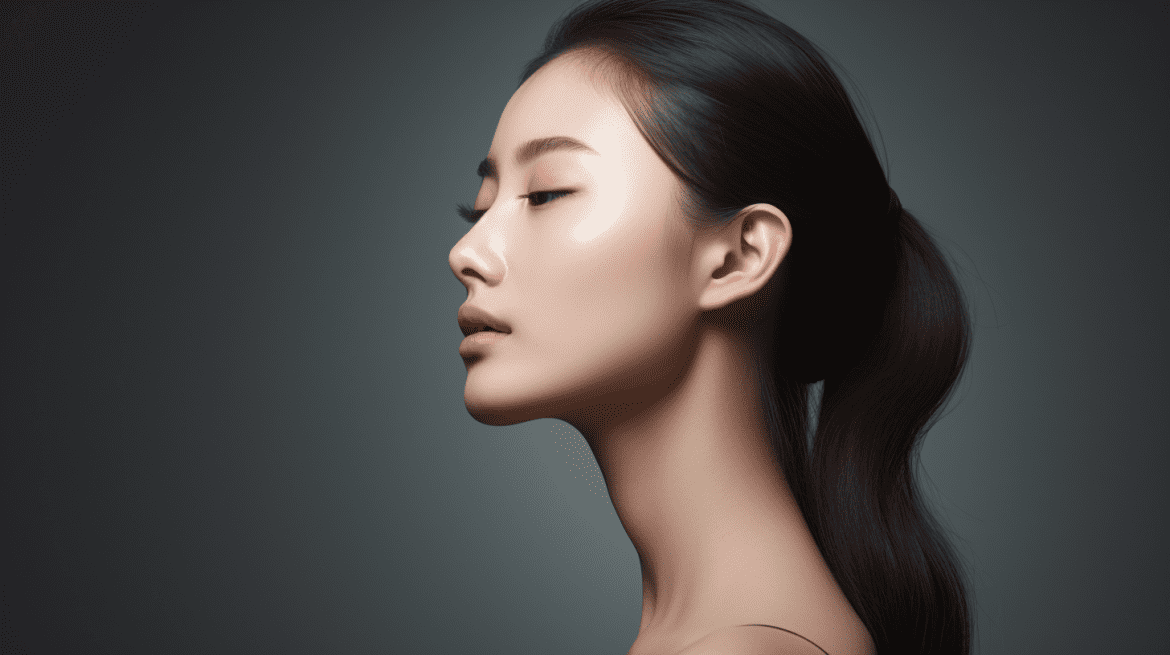Wajah V-Line standar kecantikan Korea