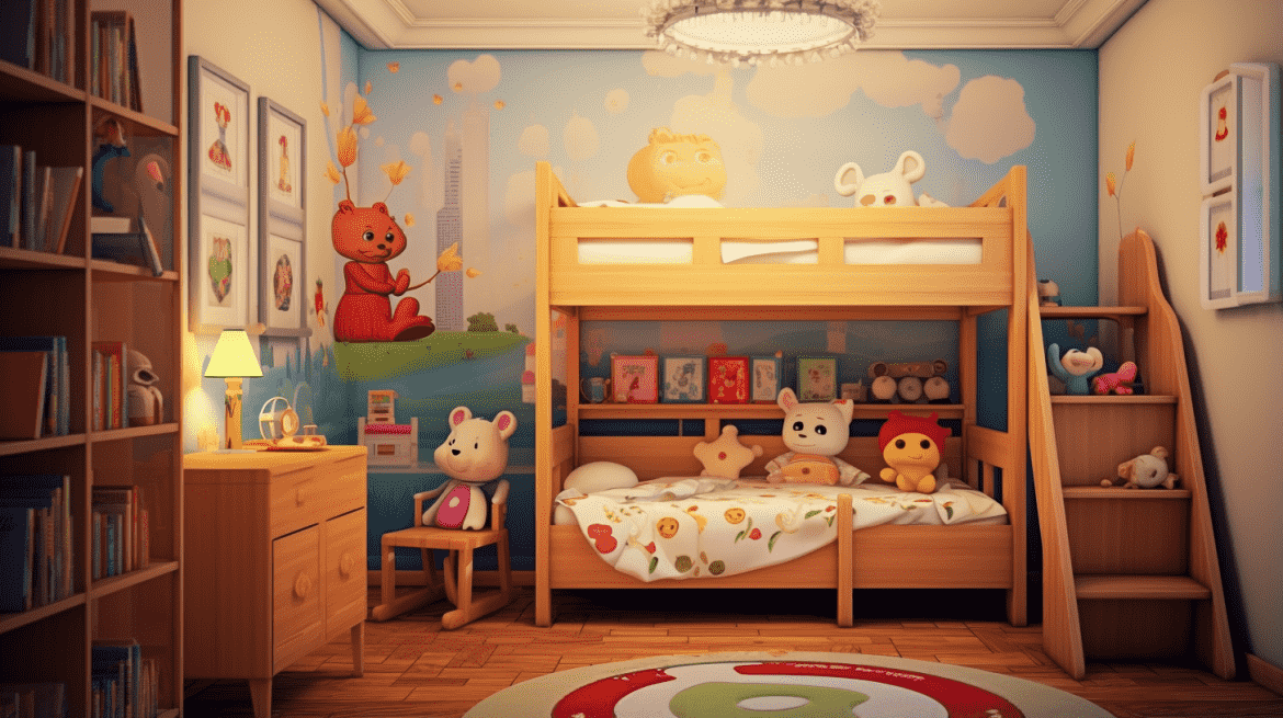 Kamar Tidur Aesthetic Untuk Anak