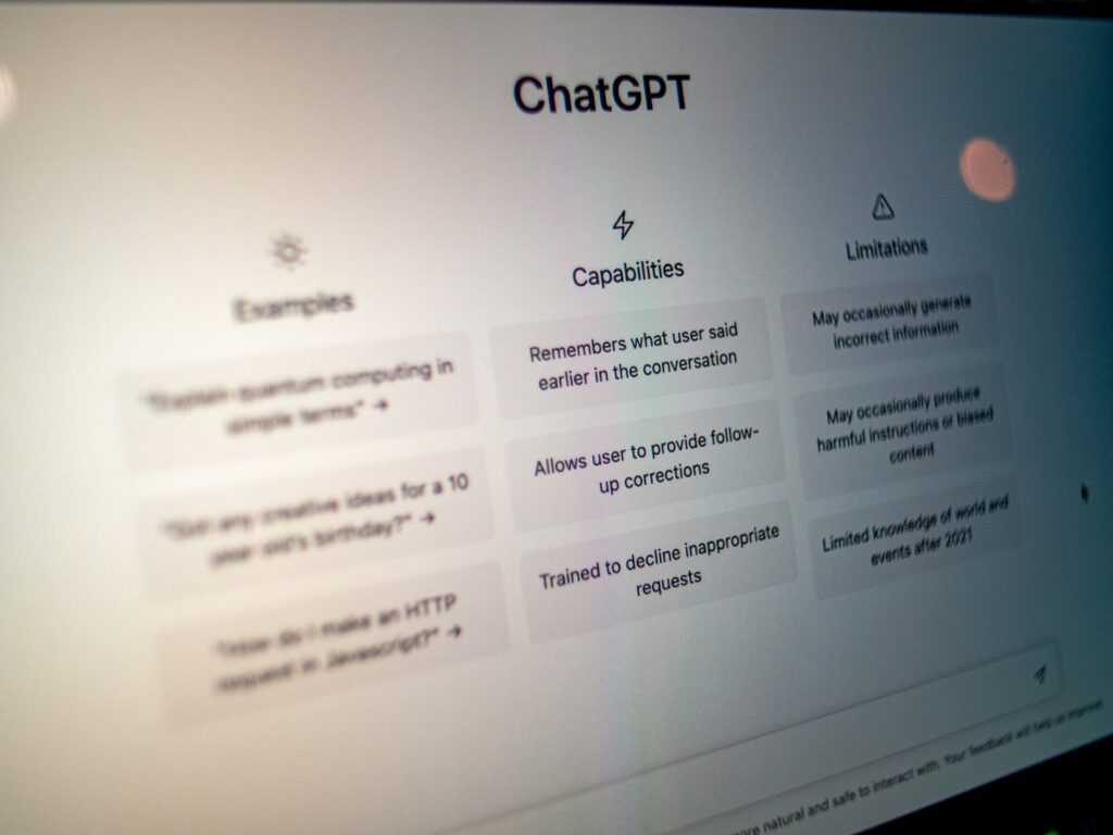 Screenshot kelebihan dan kekurangan ChatGPT