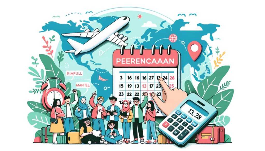 Ilustrasi perencanaan traveling