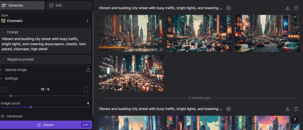 Contoh hasil gambar AI image generator Dreamstudio