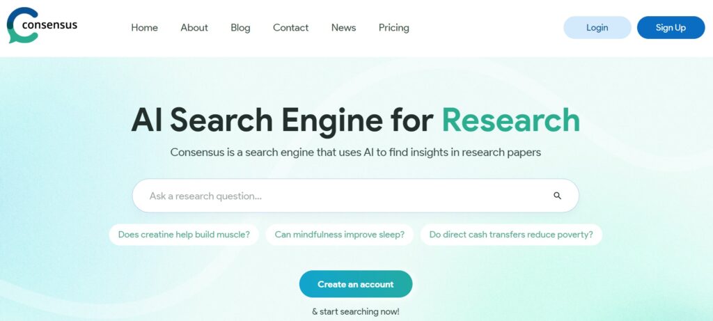AI untuk menulis skripsi - Concensus