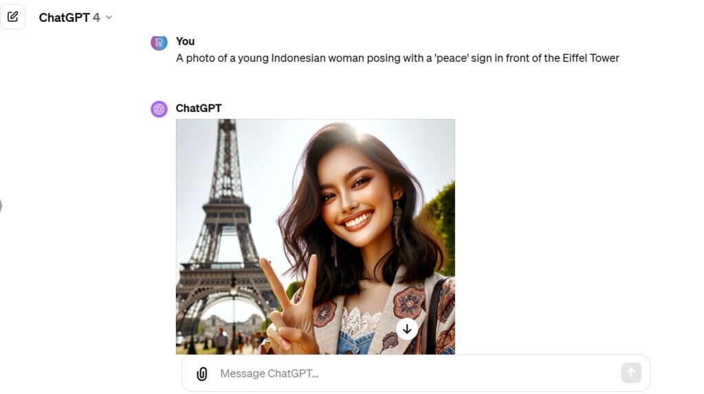 Contoh cara bikin gambar pakai Dall-E 3