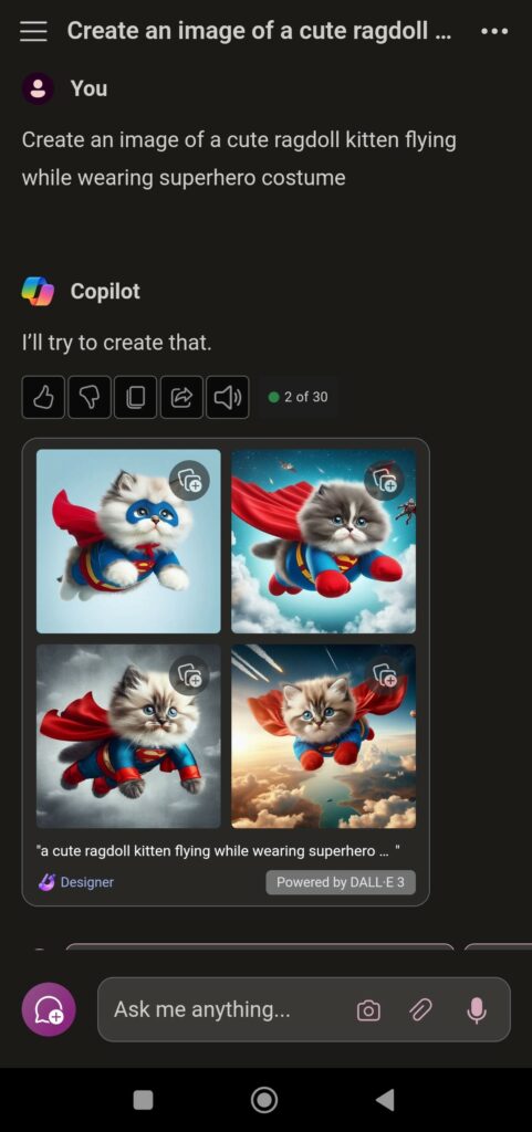 cara bikin gambar AI gratis di copilot - contoh gambar 1