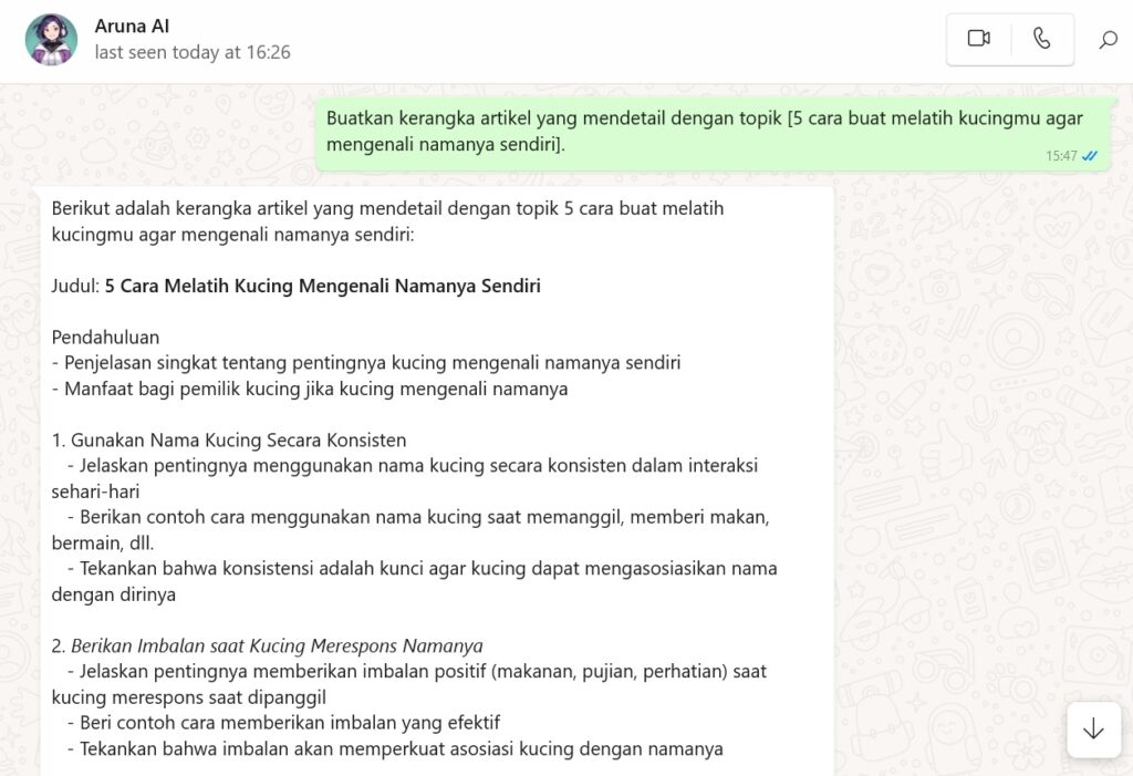 Contoh outline